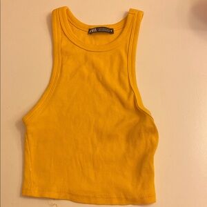 ZARA yellow tank top